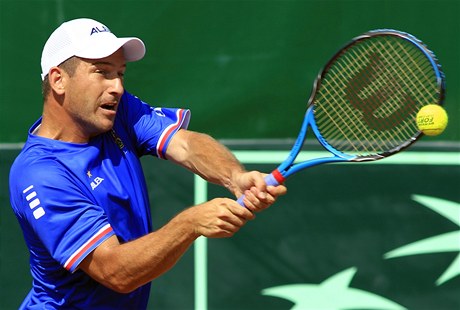 Český tenista Jan Hájek