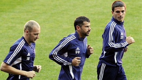 Fotbalisté Borisova, obávaný kanonýr Mateja Kežman je uprostřed