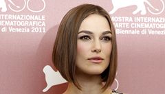 Keira Knightley na filmovém festivalu v Benátkách