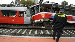 V Plzeňské ulici se srazily dvě tramvaje, řidič jedné z nich zahynul