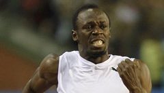 Usain Bolt na mítinku v Bruselu