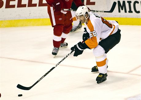 Jaromír Jágr rozhodl pi premiée o výhe Philadelphie