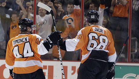 Jágr se postaral temi body o výhru Philadelphie nad Rangers 5:3