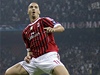 AC Milán - Plze, Zlatan Ibrahimovic slaví gól