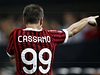 AC Milán - Plze, Antonio Cassano slaví gól