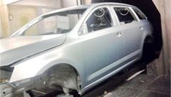 Uniklé fotografie p�ipravované verze t�etí generace vozu Octavia