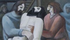 Miroslav Rada: Snímání z kíe (olej)