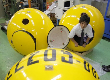 Japonský výmysl: záchranné kapsle pro případ tsunami.