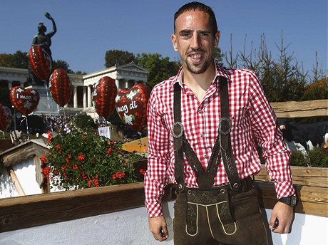 Frank Ribéry na Oktoberfestu.