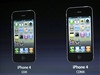 Nový iPhone, model 4S. Novinku od firmy Apple pedstavuje viceprezident Philip Schiller.