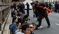 Policie v New Yorku zatkla 500 demonstrantů