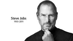 Steve Jobs na snímku ze stránek Apple.com, které oznámily, e zakladatel firmy zemel.