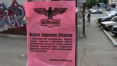 V Moskvě se objevily antisemitské plakáty k masakru v Babí Jaru | na serveru Lidovky.cz | aktuální zprávy