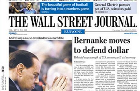 Deník The Wall Street Journal Europe.