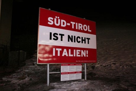 Jižní Tyrolsko není Itálie. Italská provincie chce autonomii. 