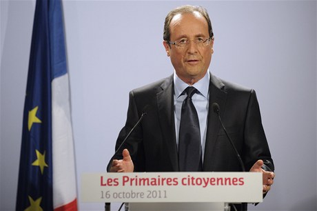 Kandidát Hollande.
