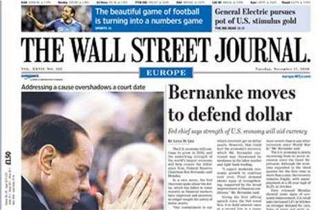 Deník The Wall Street Journal Europe.