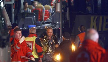 Na eskokrumlovsku nedaleko Dolnho Dvoit havaroval pln obsazen rakousk autobus.