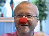 Majitel spolenosti Student Agency Radim Janura s klaunským nosem