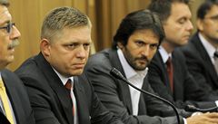 Robert Fico na schzi slovenského parlamentu