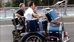 'Brém�tí muzikanti' na moskevských silnicích