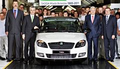 �koda Auto vyrobila desetimiliontý v�z v Mladé Boleslavi 