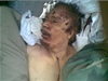 Fotka poízená tsn po Kaddáfího smrti.