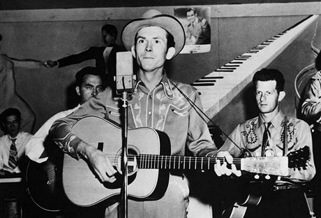 Tragický hrdina country hudby Hank Williams na snímku z 50. let