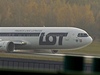 Polský Boeing 767 pistál na bie.