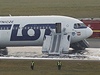Polský Boeing 767 pistál na bie.