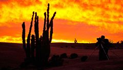 Západ slunce, Pan de Azucar.