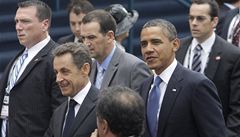 Barack Obama s Nicolasem Sarkozym dorazili na summit G 20 v Cannes.