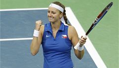 Kvitová ve finále Fed Cupu nezaváhala, Šafářová o bod přišla
