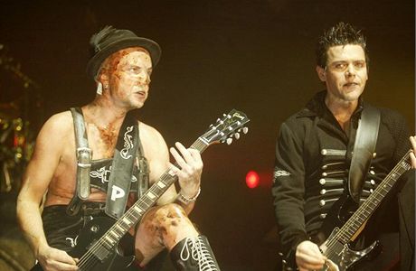 Rammstein pi koncertu v eské republice v roce 2004