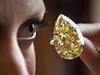 Záiv lutý diamant Sun drop (Kapka slunce) by se mohl prodat a za 15 milion dolar.