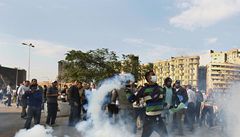 Nepokoje v Káhi�e - jsou hlá�eny desítky ran�ných