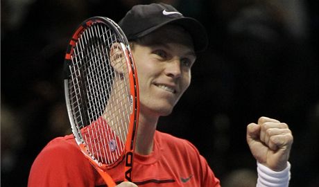 eský tenista Tomá Berdych na Turnaji mistr v Londýn