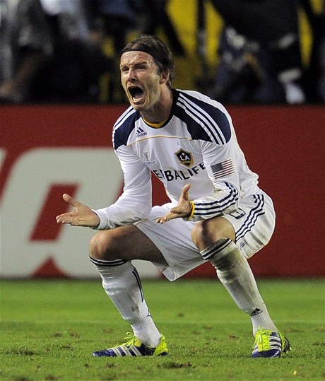 Slavný anglický fotbalista David Beckham se konečně dočkal titulu v americkém Los Angeles Galaxy