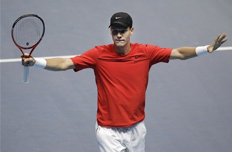 Vítz skupiny A Turnaje mistr: Tomá Berdych