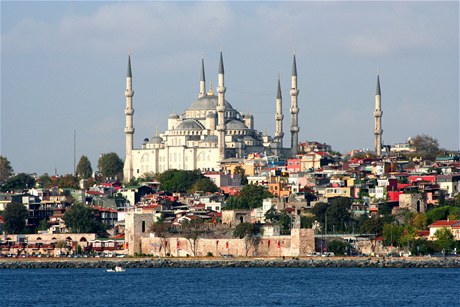 Istanbul, modrá meita