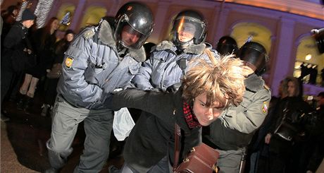 Povolební protesty v ulicích Moskvy