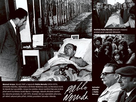 Manuel Araya, bývalý řidič a tajemník Pabla Nerudy (1904-1973), chilského básníka, diplomata a držitele Nobelovy ceny za literaturu tvrdí, že básník byl zavražděn.