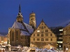 Centrum Stuttgartu je djitm vánoního trhu, jemu historické stavby a slavnostní osvtlení propjují pohádkovou atmosféru. Adventních i vánoních trh je letos v této spolkové zemi na 300.  