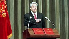 Boris Jelcin v roce 1991.