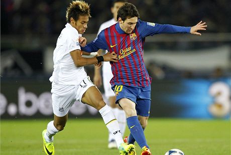 Lionel Messi (vpravo) a Neymar 