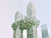 V Soulu vyroste v mrakodrap, který se nápadn podobá newyorským "dvojatm". 