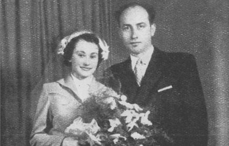 Svatební fotografie manel erníkových, 1951