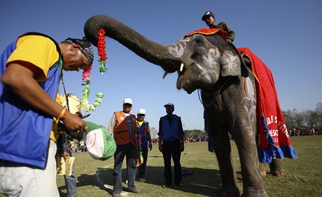 Nepál nejsou jen hory. Ale teba i exkurze v národním parku itván. Tam je moné vyrazit na safari na hbet slona i v dípu.