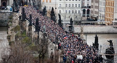 Smutení prvod z Praské kiovatky na Hradany