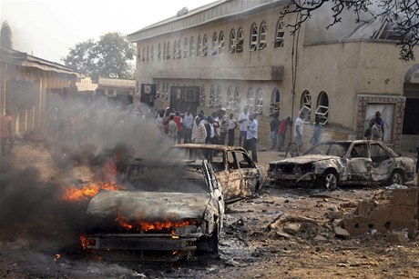 Pi útocích na kostely v Nigérii zahynulo 40 lidí